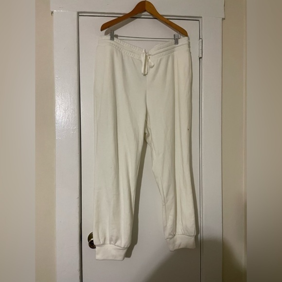 EXPRESS Cream Sweatpants NWT Size XL - Picture 3 of 8